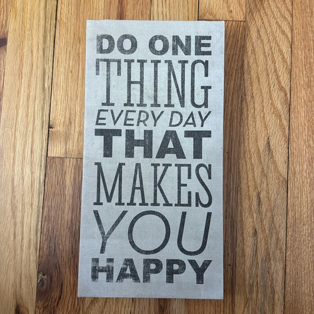 Canvas sign